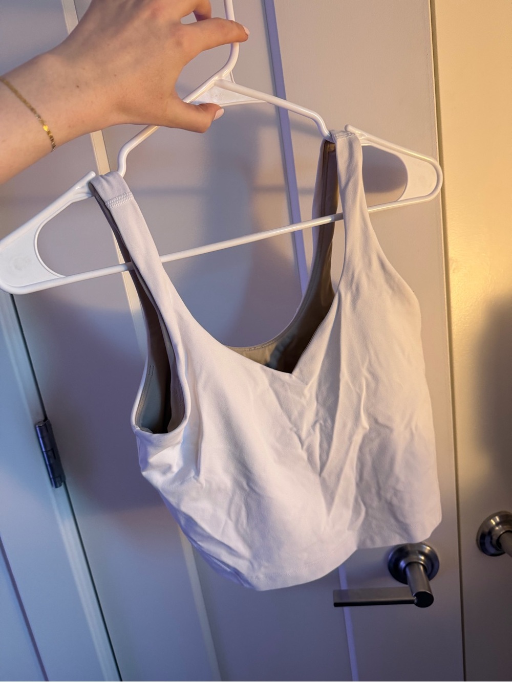 lululemon athletica White Tank Top
